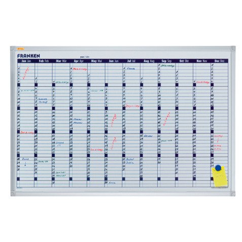 Tableau planning X-tra!Line calendrier, 900 x 600 mm