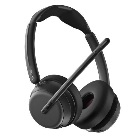 Auriculares inalámbricos Epos Impact 1061 UC biaurales, ANC con reducción activa de ruido y base de carga