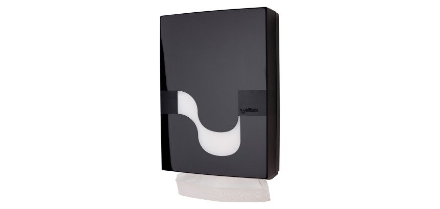 Dispenser per carta asciugamani celtex Megamini Plastica nero