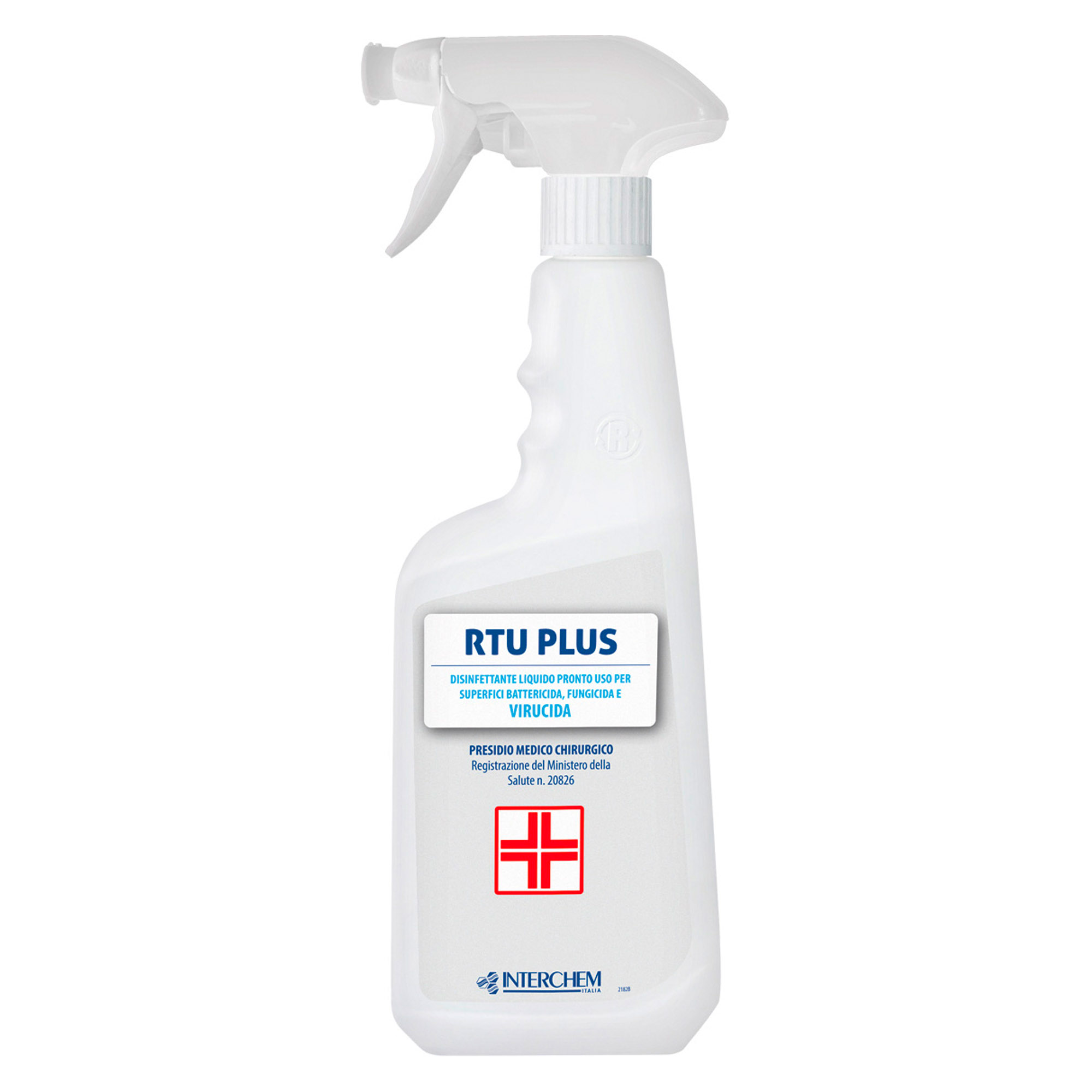 Detergente disinfettante PMC RTU PLUS Interchem 750 ml su