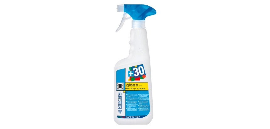 Interchem +30 Glass and Multipurpose Detergent 750 ml