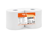Carta asciugamani Celtex Save Plus 2 veli - 800 strappi bianco - 2 rotoli
