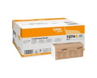 Carta asciugamani Save Plus 2 veli piegato a V - 21 x 25 cm - 15 unità da 200 strappi