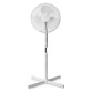 Ventilatore a piantana Nedis altezza regolabile diametro 40 cm 3 velocità bianco 45W