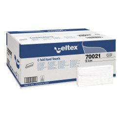Carta asciugamani 2 veli piegata a C 20 pacchetti da 152 fogli Celtex