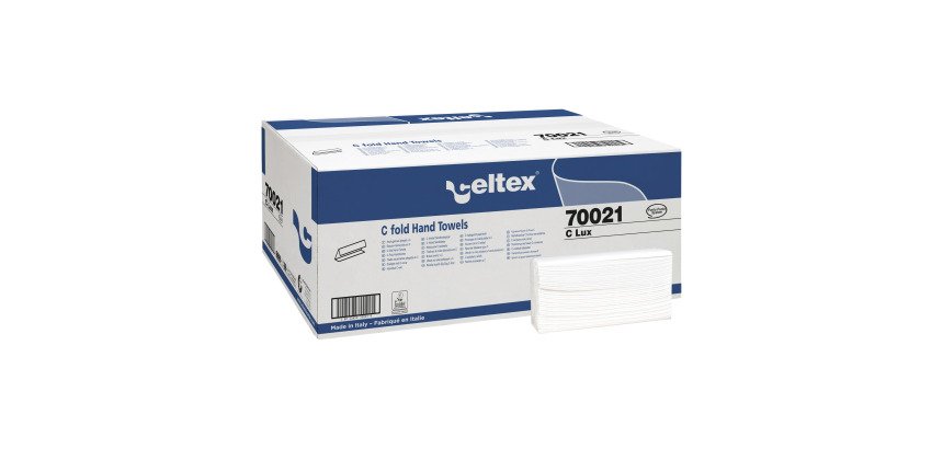 Carta asciugamani 2 veli piegata a C 20 pacchetti da 152 fogli Celtex