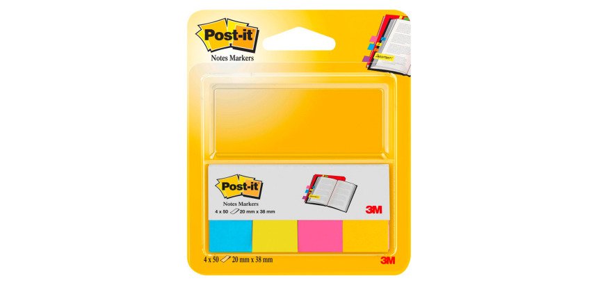 Marque-page Page Marker, papier, court, fluo