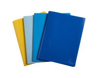 Carpeta de 30 fundas PP 100% reciclado A4 Bee Blue Exacompta colores surtidos