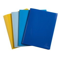 Carpeta de 30 fundas PP 100% reciclado A4 Bee Blue Exacompta colores surtidos