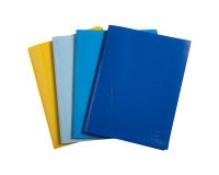 Protège-documents Bee Blue Exacompta polypropylène A4 20 pochettes - 40 vues couleurs assorties