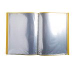 Protège-documents Bee Blue Exacompta polypropylène A4 20 pochettes - 40 vues couleurs assorties