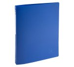 Classeur 4 anneaux plastifié Bee Blue Exacompta - Dos 2 cm couleurs assorties