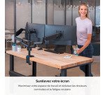 Bras support-écran triple Platinum Series Fellowes