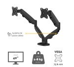 Bras support écrans double Eppa Fellowes