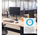 Brazo 1 solo monitor con Peana Professional Fellowes