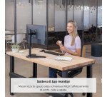 Brazo 1 solo monitor con Peana Professional Fellowes