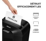 Destructeur Fellowes LX25 - coupe croisée