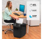 Destructeur Fellowes Automax 200C - coupe croisée