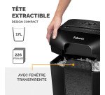 Destructeur Fellowes LX45 - coupe croisée