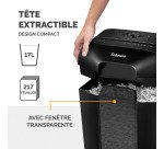 Destructeur Fellowes LX50 - coupe croisée