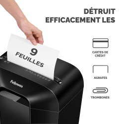 Destructeur Fellowes LX50 - coupe croisée