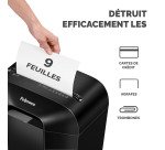 Destructeur Fellowes LX50 - coupe croisée