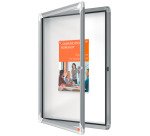 Nobo Bacheca magnetica per esterno con serratura Premium Plus 4xA4