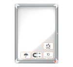 Nobo Bacheca magnetica per esterno con serratura Premium Plus 4xA4