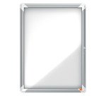 Nobo Bacheca magnetica per esterno con serratura Premium Plus 4xA4