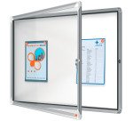 Nobo Bacheca magnetica per esterno con serratura Premium Plus 8xA4