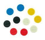 Nobo Magneti per lavagna magnetica, confezione da 10 magneti colorati da 13 mm