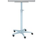 Nobo Portablocco in acciaio laccato con base mobile Impression Pro