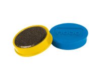 Nobo Magneti per lavagna magnetica, confezione da 10 magneti colorati da 32 mm
