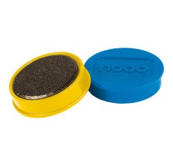 Nobo Magneti per lavagna magnetica, confezione da 10 magneti colorati da 32 mm