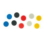 Nobo Magneti per lavagna magnetica, confezione da 10 magneti colorati da 32 mm