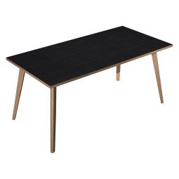 En_scrivania 4 gambe wood-metal 120 nero venato g