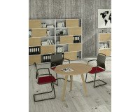 En_tavolo rotondo 3 gambe 80 rovere gambe legno m