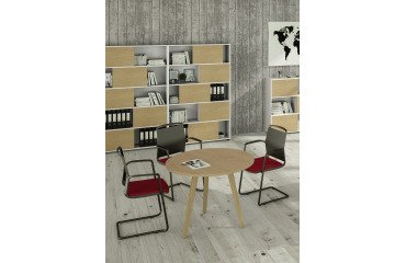 En_tavolo rotondo 3 gambe 80 rovere gambe legno m