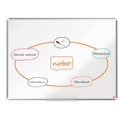 Nobo Lavagna bianca in melamina Premium Plus 1200x900mm