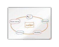 Nobo Lavagna bianca in melamina Premium Plus 1200x900mm