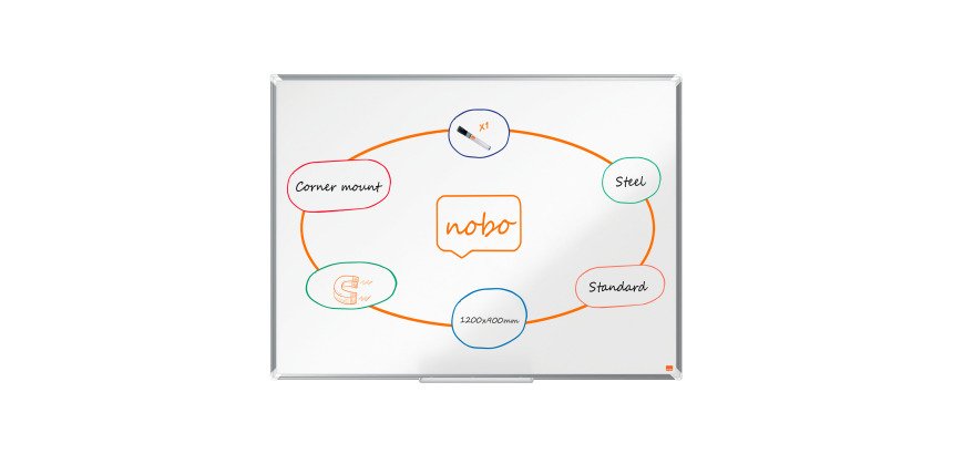 Nobo Lavagna bianca magnetica laccata Premium Plus 1200x900mm