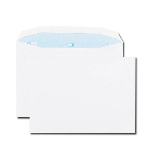 Enveloppe C4 229 x 324 mm GPV 90 g sans fenêtre blanche - Boîte de 250