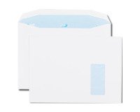 Sobre C4 229 x 324 mm GPV 90 g con ventana 105 x 50 mm blanca - Caja de 250