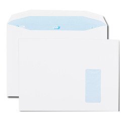 Enveloppe C4 229 x 324 mm GPV 90 g avec fenêtre 105 x 50 mm blanche - Boîte de 250