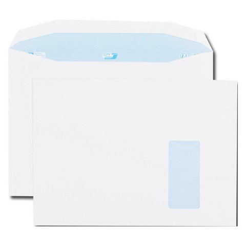 Sobre C4 229 x 324 mm GPV 90 g con ventana 105 x 50 mm blanca - Caja de 250