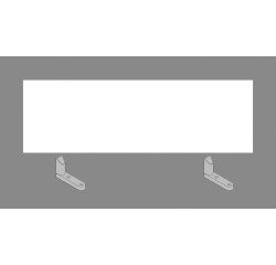 White or oak colored partition panel from the Wood-Metal line