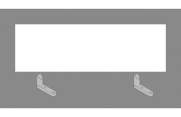 White or oak colored partition panel from the Wood-Metal line