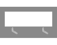 White or oak colored partition panel from the Wood-Metal line