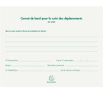 Carnet de bord suivi des déplacements Exacompta 5090E