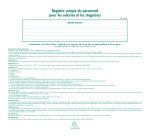 Registre piqûre unique du personnel Exacompta 6620 E
